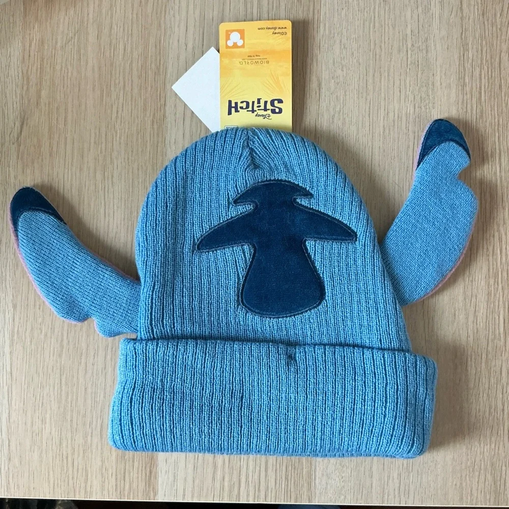 Bioworld Blue and Pink Stitch Kids Hat